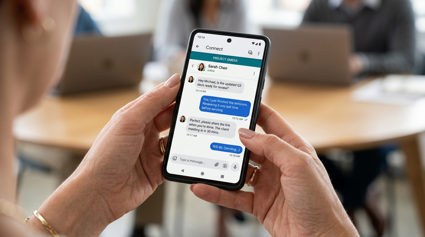 Atendimento via smartphone